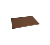 Planche à découper 600 x 450 x 12 mm marron haute densité Hygiplas