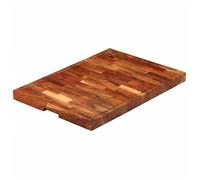 Vidaxl Planche À Découper 60x42x4 Cm Bois D'acacia Massif
