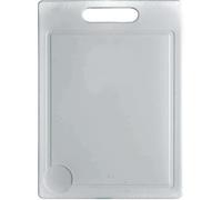 Planche à découper 35 x 25 cm - plastique - blanc
