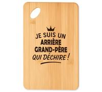 Planche à découper Arrière-grand-père qui déchire 2 - Plateau Apéro en Bambou Cadeau Original Cuisine Barbecue