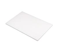 Planche à Découper Blanche en Polyéthylène 45x30x1cm - Hygiplas