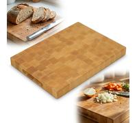 Planche à découper bois bout de grain 40x30x4cm huilée solide