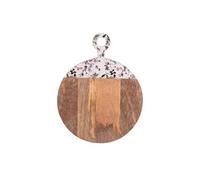Planche à découper Champêtre en manguier 30 cm - - Marron - Bois De Manguier