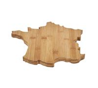 COOK CONCEPT Home Deco Factory - KA6293 Planche à Fromage en Bois Forme France - Service de Table Élégant - Conçue pour Fromages et Apéritifs - Dimensions 40 x 30 cm - Couleur Marron