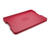 Joseph Joseph Planche à découper CUT&CARVE 60210 double face antidérapante 47 x 33 cm Rouge