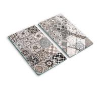 Planche a decouper - Decormat - Planche rectangle 30 x 52 cm - 2 pièces Carreaux décoratifs