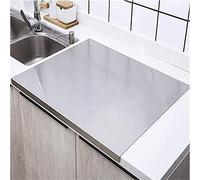 Planche à découper en acier inoxydable 304 - Tapis de découpe lourd pour pétrir la viande, les légumes et le pain - Épaisseur : 1,5 mm - Pour professionnels de la cuisine