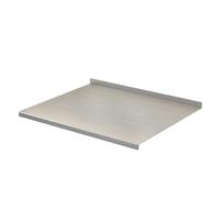 Planche à découper en acier inoxydable avec bord surélevé, grande planche à découper antidérapante et en forme de L - Pour viande, , pâtisserie, pâtisserie, pétrir, servir