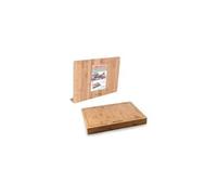 Planche à découper en bambou pour plan de travail (35 x 25 x 1,2 cm)