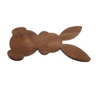 Planche à Découper en Bois D’acacia, Forme Lapin | Présentation Festive de Pâques, Texture Naturelle Antidérapante, Transport Facile, Buffet, Apéritif, Fruits, Desserts