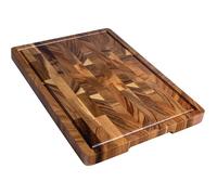 Planche à découper en bois de noyer pour cuisine, très résistante pour hacher avec rainure pour jus, X-Large Bois de PLANCHE A UPER