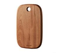 Planche à Découper en Bois de Santal Massif - pour bloc de Boucherie Lisse pour Fruits et Légumes - Design Élégant Cuisine 22x32cm(24x36x2.2cm)