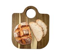 Planche à découper en bois - Grand plateau de préparation et de service pour la viande, les légumes, le fromage | Grain de bois naturel avec barbecue à domicile pour la cuisson des aliments, planche