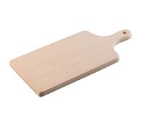 Planche à découper en bois KADAX, planche à déjeuner, planche de cuisine pour pain, viande, légumes, planche à découper pratique avec poignée ergonomique,(28 x 17,5 cm)