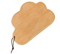 Planche à Découper en Hêtre Nuage, Bois Massif, Double Usage | Surface Lisse, Texture Naturelle, pour Fruits et Sushi, Service de Snacks, Rangement Facile Couleur Aléatoire