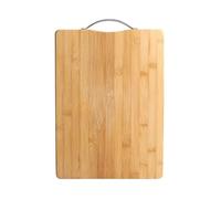 Planche à découper en plastique Planches à découper en bambou for la cuisine Planche naturel avec poignées for hacher viande, les légumes et fruits(26x36CM1.8 Thickness)