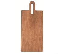 Planche à Découper en pour bois d'Acacia avec - Grande Taille Carrée Minimaliste pour Cuisine, Résistante aux Rayures, pour accessoire pour robuste 41x17cm(large)