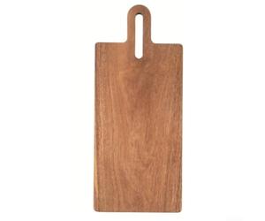 Planche à Découper en pour bois d'Acacia avec - Grande Taille Carrée Minimaliste pour Cuisine, Résistante aux Rayures, pour accessoire pour robuste 41x17cm(large)