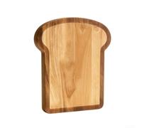 Planche à Découper en pour bois d'Hévéa pour robuste pour Pain Fromage Steak - Design Dessin Animé Unique pour accessoire Cuisine 30x24cm