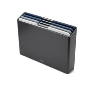 Ensemble de 4 planches à découper Folio grises, taille régulière, antidérapantes.