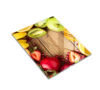 Planche à découper en verre 30x40 cm | Avec impression | Polyvalente | Accessoires De Cuisine De Dessin Animé | Facile à laver | Surface lisse | Design moderne | Antidérapant