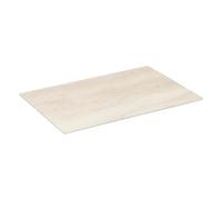 Planche à Découper en Verre Effet Travertin 30cm Beige