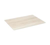 Planche à Découper en Verre Effet Travertin 40cm Beige
