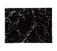 Five - Planche à découper en Verre trempé aspect Marbre Noir 40 x 30 cm