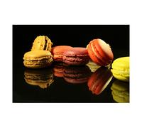 Planche à découper en verre trempé macarons 30 cm Pradel Excellence