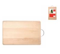 Planche à Découper Home en Bois Avec Manipuler Métal Et Dimensions CM 40x25x2,2