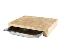Planche à découper - LACOR - 41,5x34x7 cm - Bac inox amovible - Compatible lave-vaisselle - Antibactérien