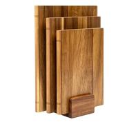 Planche À Découper Livre 3 Pièces En Bois Préparation Avec Support