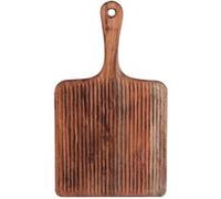 Planche à découper manche strié 44x25 cm Wild - Table Passion - Marron - Bois Marron G