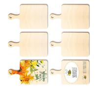 Planche à découper miniature en bois avec poignée, parfaite pour hacher les légumes, les fruits et la viande, accessoire de cuisine planche à découper en bois avec poignée