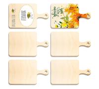 Planche à découper miniature en bois naturel Plateau de service en bois élégant parfait pour la cuisine et la décoration de la maison planche à découper en bois avec poignée