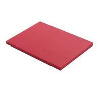 Planche à découper PEHD 500 Rouge 40x30x2 cm Matériel CHR Pro 9