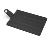 Planche à découper pliable noire Chop2Pot Plus, multifonction, antidérapante.
