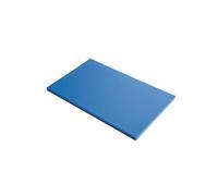 Planche à découper polyéthylène PEHD 500 bleue 600 x 400 mm