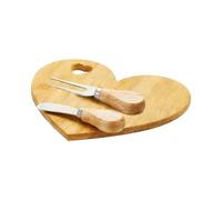 Planche à découper pour saucisses, planche à découper en forme de cœur avec fourchette, plateau en bois en forme de cœur pour charcuterie, maison, cuisine, restaurant, camping en plein air, nourriture