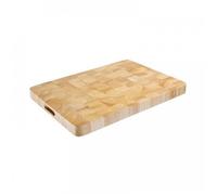 Planche à découper rectangulaire (L)610 x (P)455 x (H)45 mm, en bois d'hévéa