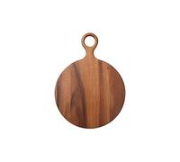 T&G Woodware Planche à découper ronde 33 cm en acacia Marron