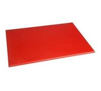 Planche à découper rouge 450 x 300 x 12 mm haute densité Hygiplas 9 G