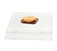 Planche à découper - Tapis alimentaire antidérapant avec bord de comptoir - Planche à steak en acrylique - Pour fromage, pâtisseries, sushis, maison, cuisine, camping, randonnée