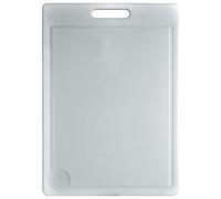 Aluminium et Plastique Planche à découper Très grand modèle 50x35 cm Plastique Blanc Rigole pour jus