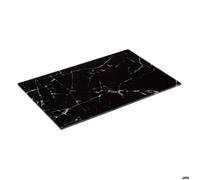 Planche à découper verre 30x20cm noir effet marbre - 5five