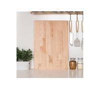 vidaXL Planche à DécouperPlanches à Fromage avec Coins Arrondis, Plateaux à Découper Cuisine Maison Intérieur, Bois Massif de Hêtre Brun G