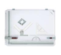Planche à dessin A3 - Multifonction - Équerre et protractor - Plastique - 49x35.5cm - Accessoires inclus