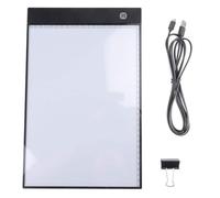 Planche à dessin A4 LED Light Pad pour le dessin avec 3 luminosité réglable pour la peinture au diamant, les artistes, l'esquisse, la peinture, l'animation