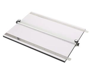 Planche à dessin professionnelle - A2 - 60 × 45 cm - Guide parallèle - Angle de travail réglable - Alliage d'acier