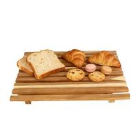 Planche à en bois naturel de grande capacité pour la table | Service en bois - Pour bagel, grillé, viande, collation, cuisson, trancher, éplucher, cuisine, cadeau